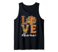 Love Thanksgiving Barber Leopard Turkey Autumn Fall Canotta