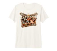 Love The LAX Divertente Regalo di Gioco Lacrosse Player LAX Maglietta Premium