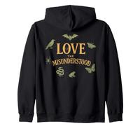 Love The Misunderstood Bat Raven Cat Snake Spider Moth Frog Felpa con Cappuccio
