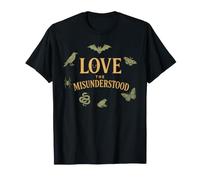 Love The Misunderstood Bat Raven Cat Snake Spider Moth Frog Maglietta
