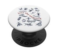 Love The Unloved Bugs Insect Entomology Entomologist Science PopSockets PopGrip Adesivo