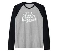 Love The Wizards Larp Gioco di Ruolo Live-Action Maglia con Maniche Raglan