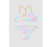 LOVE THERAPY, Bikini Multicolor In Tessuto Elasticizzato, Bambina, Rosa, Taglia: 5-6