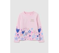 LOVE THERAPY, Maglia Da Bambina In Cotone Rosa Regular Fit, Rosa, Taglia: 6-7
