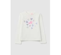 LOVE THERAPY, Maglietta Da Bambina In Cotone Elasticizzato Bianca Regular Fit, Bianco, Taglia: 3-4