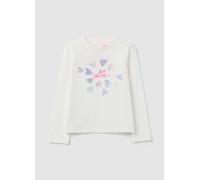 LOVE THERAPY, Maglietta Da Bambina In Cotone Elasticizzato Bianca Regular Fit, Bianco, Taglia: 8-9