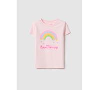 LOVE THERAPY, T-shirt In Misto Cotone Rosa Da Bambina Regular Fit Con Stampa, Rosa, Taglia: 6-7