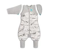 Love To Dream Sacco nanna di transizione, misura media (6-8,5 kg), tessuto ideale per temperature fredde (<16 °C), design brevettato con ali rimovibili, bianco