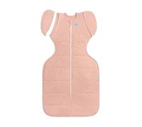 Love To Dream Swaddle UP, borsa di transizione calda 2,5 TOG, ali brevettate con cerniera, aiuta delicatamente il bambino a passare in modo sicuro da essere fasciato a braccia libere (ciottoli rosa