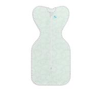 Love To Dream Swaddle Up Organic, neonato 2,2-3,8 kg, menta, vestibilità aderente supporta un buon sonno, 1,0 Tog adatto a temperature moderate (20-24 °C), lavabile in lavatrice e doppia cerniera per