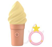 Vibratore per Clitoride Love to Love Cand Ice Ricaricabile (Ghiacciolo alla Vaniglia)