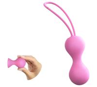 Duo di palline vaginali in silicone "Joia" di Love to Love (rosa)