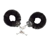 Love to Love - manette peluche morbide - nero