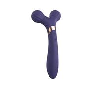 Love to Love Vibratore biforcuto Fireball - Midnight Indigo