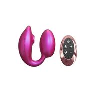 Amante Meraviglia - Vibratore per Punto G e stimolazione clitoridea (rosa metallizzato)