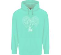Love Tree Heart Arborista Ecologia Ambiente Felpa Per Bambini