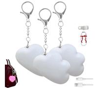 Love Wallet Tote Bag Touch Sensing Light, Heart-Shaped Purse Lights for Inside Purse, Automatic Sensor Rechargeable Gifts for Her (B * 3)