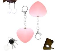Love Wallet Tote Bag Touch Sensing Light - Purse Lights for Inside Purse, Rechargeable Mini Purses Light Keychain for Beloved (Pink Heart *2)