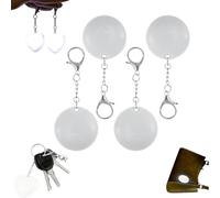 Love Wallet Tote Bag Touch Sensing Light - Purse Lights for Inside Purse, Rechargeable Mini Purses Light Keychain for Beloved (Round *4)