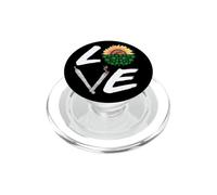 Love Weed Girasole - Cannabis Marijuana Sun Flower Lover PopSockets PopGrip per MagSafe