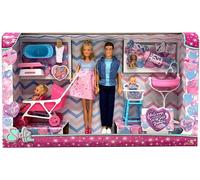 Set Bambole Simba Steffi Love Famiglia Welcome Surprise