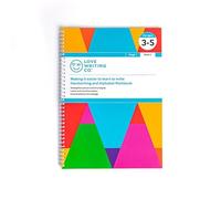 Love Writing Co - Libro per praticare la scrittura a mano, scrittura a mano e alfabeto, controllo della matita e esercizi di colorazione, insegna fonica e include adesivi ricompensa