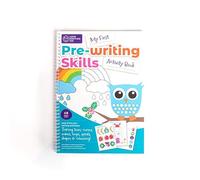 Love Writing Co. My First Pre-Writing Skills Activity Book | First Writing Steps Ages 2-5 | Build Pencil Control | Pre-Writing Skills | Fine Motor Skills | [Ring-bound] 48 Pages & 35 Stickers