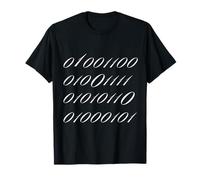 Love Written in 0 And 1 BY Binary Code Maglietta