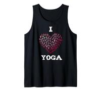 Love Yoga Cuore Rosa Posizione Sport Meditation Ohm Canotta