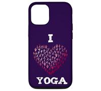 Love Yoga Cuore Rosa Posizione Sport Meditation Ohm Custodia per iPhone 12/12 Pro