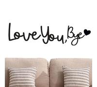 Love You Bye - da parete per porta di San , con scritta "Love You Bye", decorazione da parete per San , segno creativo