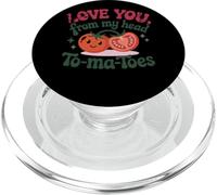 Love You From My Head To-Ma-Toes Pomodoro Pun PopSockets PopGrip per MagSafe