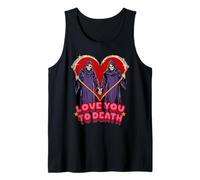Love You to Death Valentine Sarcastic Funny Adult Humor Canotta