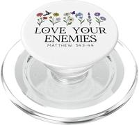 Love Your Enemies Christian Bible Verse Matthew 5:43 5 44 PopSockets PopGrip per MagSafe