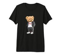 Love Yourself, Enjoy Wear Cool Illustration Teddy Bear Style Maglietta Premium