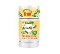 LOVEA - Deo-Cura Solida - Deodorante - Olio di Monoi - Efficienza 24 ore - 98% di origine naturale - Senza alcool - Vegan - Made in France - 50 g