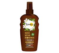 LOVEA - Olio Secco Bronzante - Viso & Corpo - Monoi De Tahiti - Abbronzatura rapida, dorata e luminosa - Nutriente e resistente all'acqua - Vegan - Made in France - 150 ml