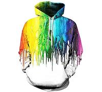 Lovelegis Felpa Uomo Galaxy - con Cappuccio - 3D - con Tasche - Unisex - Idea Regalo Originale - Modello 1 - Taglia XL