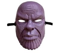 Lovelegis Maschera thanos Maschera Carnevale super eroi travestimento accessori cosplay Halloween uomo adulto maschera rigida personaggio fumetti potere infinito viso viola titanico