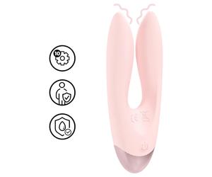 Loveline Amour - vibratore rosa a doppio braccio