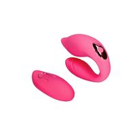 Vibratore di coppia ricaricabile con telecomando senza fili "Loveline" (rosa)