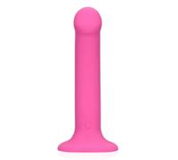 Loveline - Dildo vibrante non fallico, medio, rosa potente