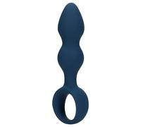 Dildo anale piccolo con anello della collezione Loveline (blu)