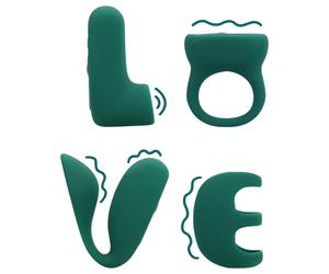Loveline (S)explore - kit di giochi erotici per coppie - verde