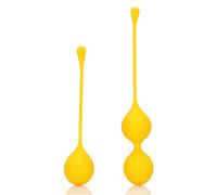 Loveline - set di palline geisha in silicone - 2 pezzi (giallo)