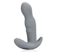 Loveline - Stimolatore rotante della prostata con telecomando, colore: grigio Gotham
