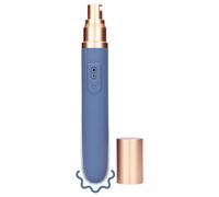 Loveline Travel - vibratore ricaricabile con serbatoio per lubrificante (azzurro pastello)