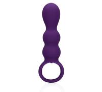 Vibratore anale a sfere ricaricabile Loveline (viola)