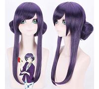 Lovelive Nozomi Tojo Kimono parrucca cosplay viola parrucchino sintetico Halloween anime parrucche costume unisex PL-418