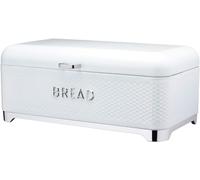 LOVELLO Kitchencraft LOVBBWHT - Portapane testurizzato, 42 x 22 x 18 cm, colore: bianco